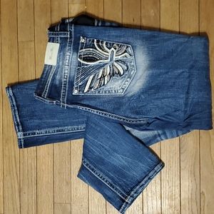 EUC Miss Me women's jeans 36R Curvy straight